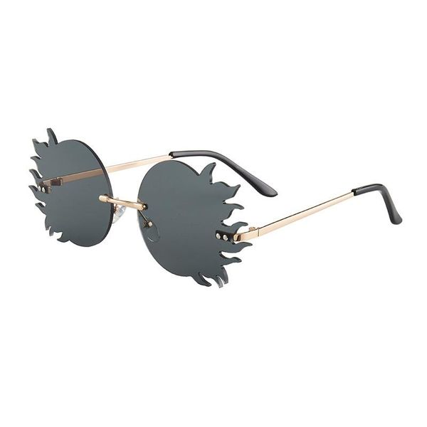 

sunglasses 2021 fashion classic women design metal eyewear vintage male personality ocs shape sun glasses uv400, White;black