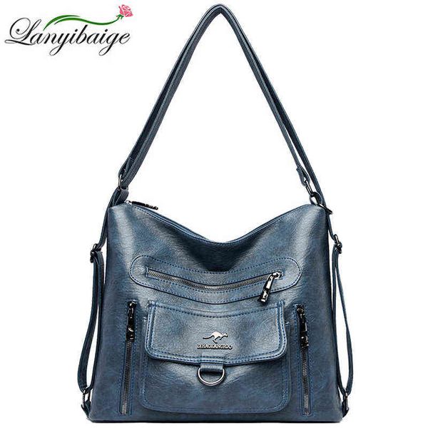 

shopping bags vrouwen schoudertas zacht lederen handtas luxe handtassen tassen designer merk schouder crossbody voor nieuwe 220314