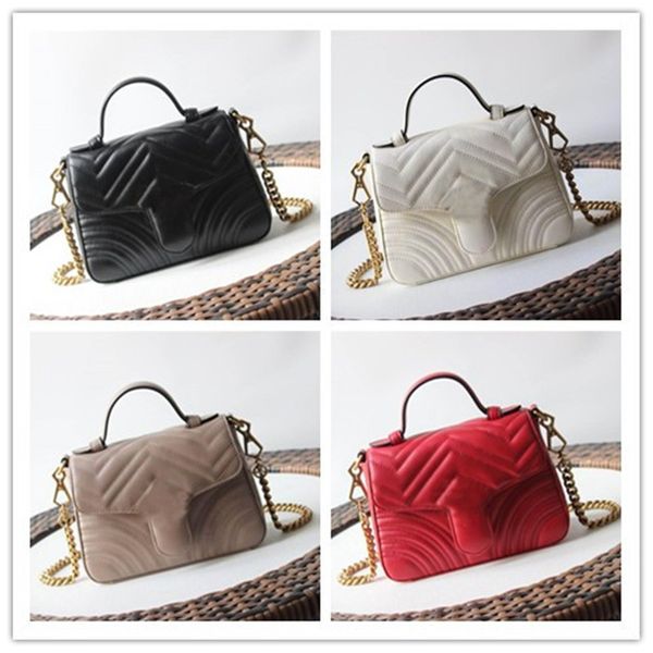 

designer luxury matelasse medium marmont handle bag black size:21x15.5x8cm