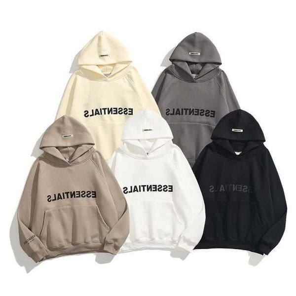 

hoodiesnew fashion brand essentials spring and autumn long sleeve loose sports sweater hoodie1, Black