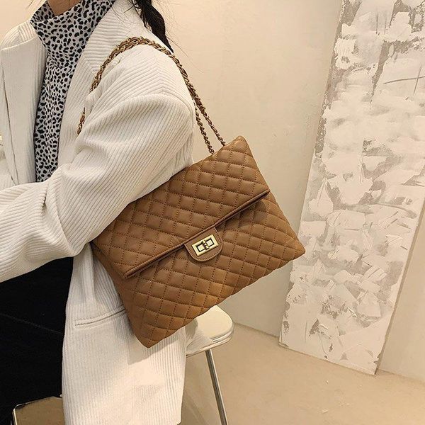 

shoulder bags women's bag pu leather lingge pattern straddle small brand designer simplicity girl's purse handbag sac