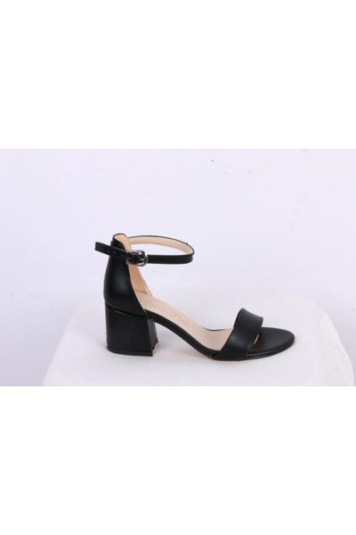 

sandals women's black single band
