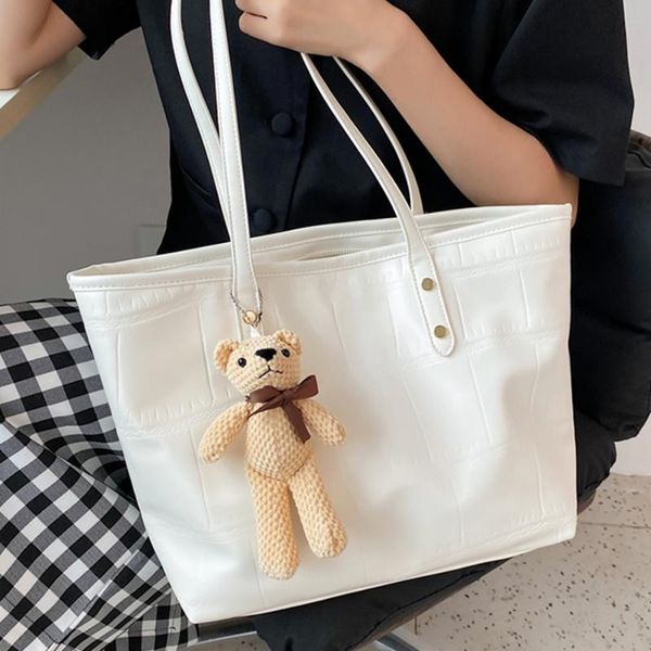 

evening bags stone pattern large capacity tote bag pu leather shoulder for women 2021 fashion travel female shopper sac