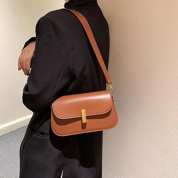 

evening bags handbag for women vintage elegant armpit shoulder bag fashion pu leather female totes
