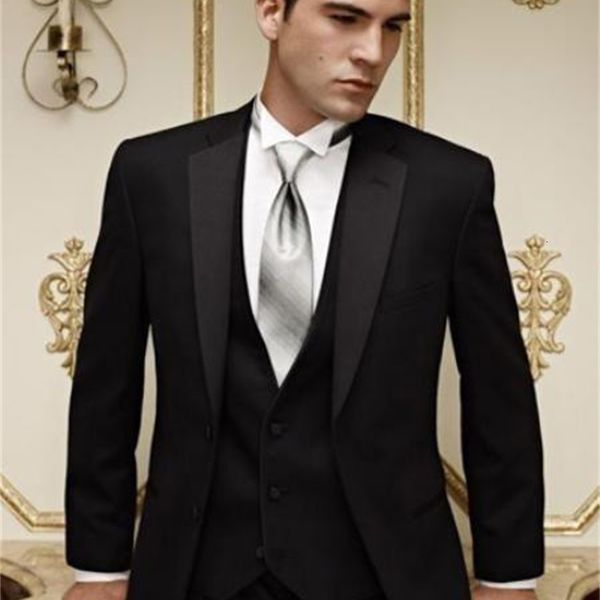 

men's suits & blazers new arrivals two buttons black groom tuxedos notch lapel man groomsman men wedding bridegroom (jacket+p, White;black