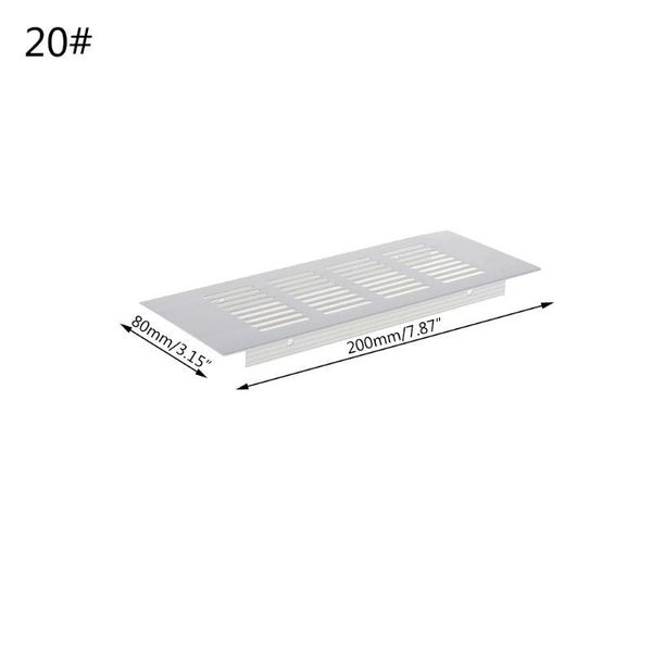 

door catches & closers aluminum alloy air vent perforated sheet web plate ventilation grille y98e