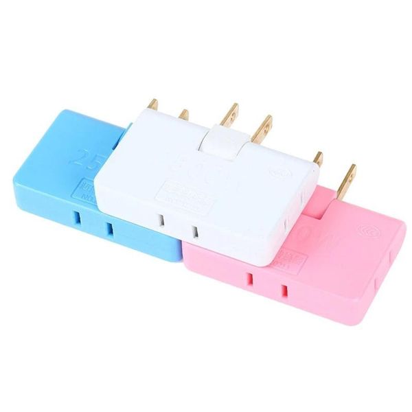 

smart power plugs 1 piece of rotatable socket converter one in three 180 degree extension plug multi mini slim wireless outlet adapter