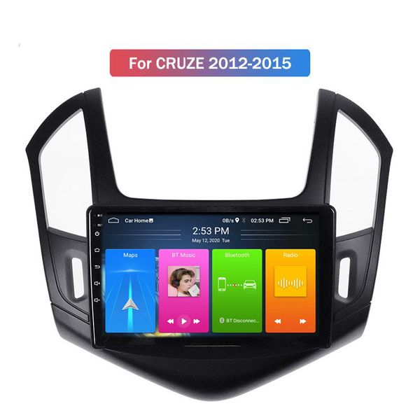 Multimedia Android Stereo Radio DVD Leitor de DVD para Chevrolet Cruze 2012-2015 GPS Navegação Tela Touch Tela