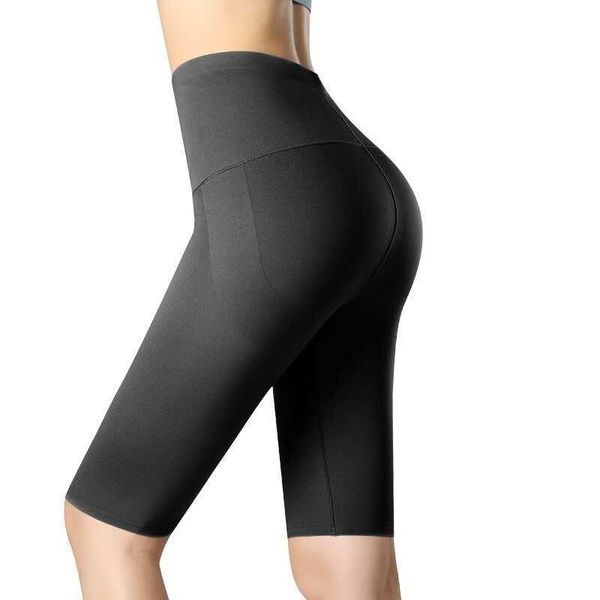 

2021 leggings plus size women clothing yoga pants high waist buttocks summer thin stretch seamless long breathable 8 points women's clo, Black;white