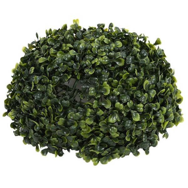 

decorative flowers & wreaths big deal artificial green hanging grass plant ball ornament party decoration garden home decor diy 27cm