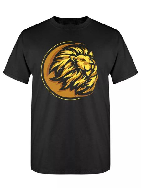 

awesome lion head tee men's -image by shutterstock, White;black