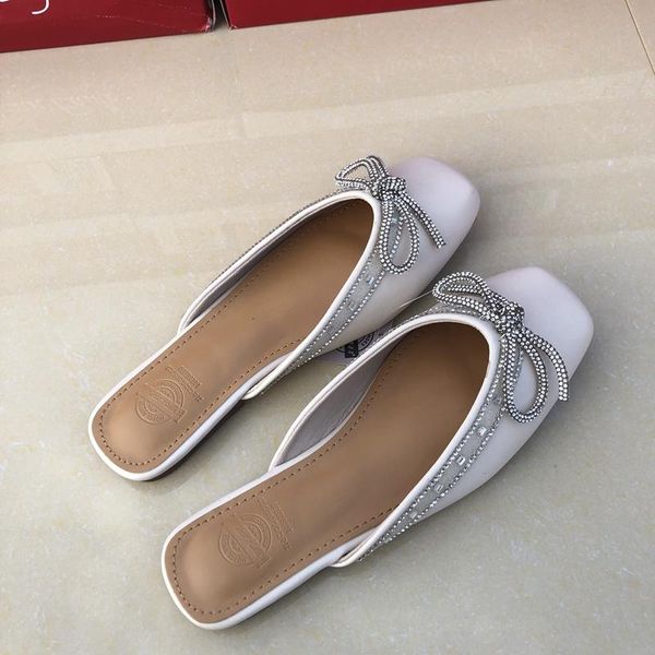 

slippers cover toe butterfly-knot shoes glitter slides casual loafers jelly luxury flat microfiber fashion fretwork butterfly-kn, Black