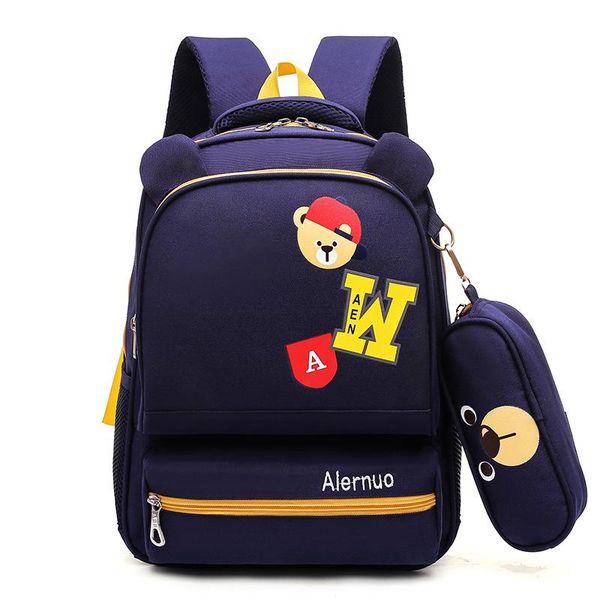 

waterproof primary school bags kids breathable backpack printing reflective stripe children with pencil case