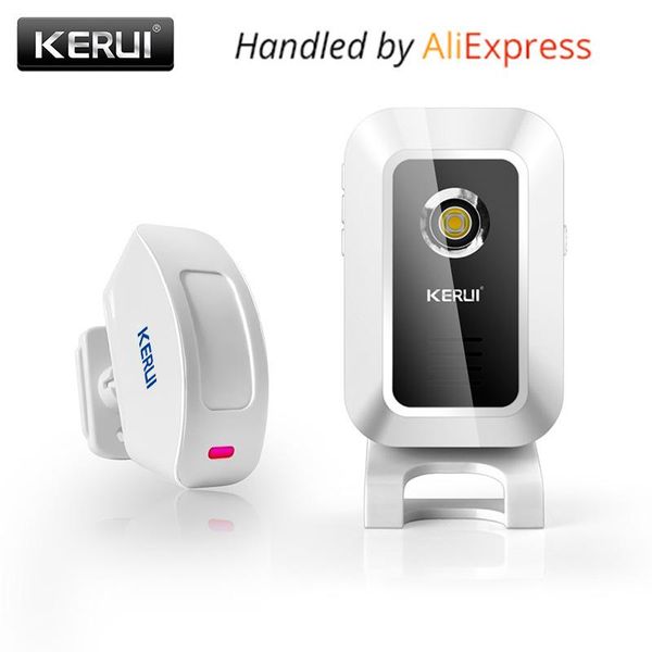 

alarm systems original kerui m7 door bell welcome chime wireless motion sensor system for store shop bar doorbell
