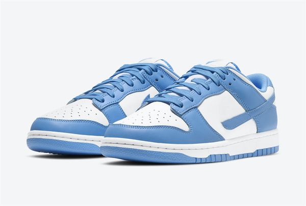 

low university blue white sports shoes mens womens coast outdoor casual sneakers with shoebox size eu36-46