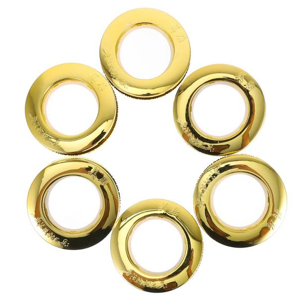 

other home decor 50pcs curtain hanging rings durable accessories (golden)
