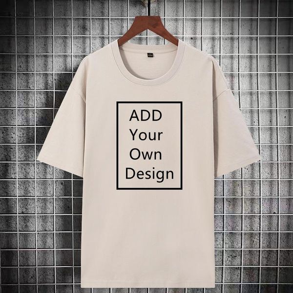 

t-shirt men and women summer your own design picture custom logo short-sleeved casual party couple t-shirts blouse a-05 men's, White;black
