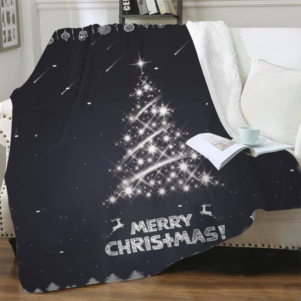 

blankets nknk christmas year thin quilt tree 3d print funny bedding throw sherpa blanket animal vintage warm