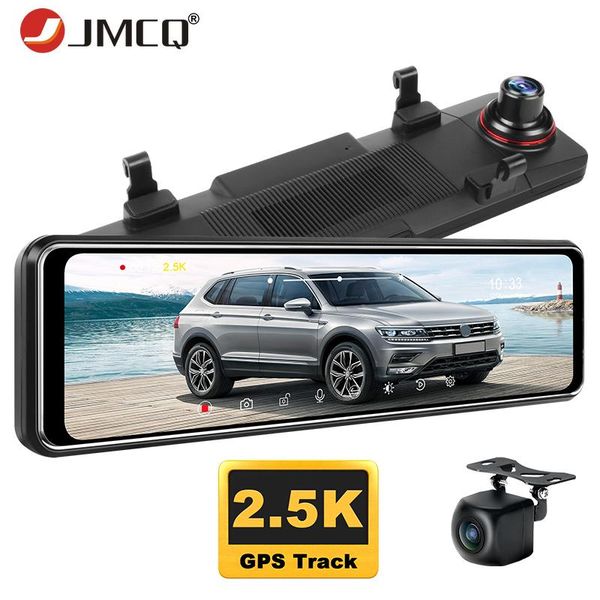 

car dvr mirror recorder dash cam 10.88inch registrar 2.5k rear view 1080p reverse camera night vision loop recording dvrs