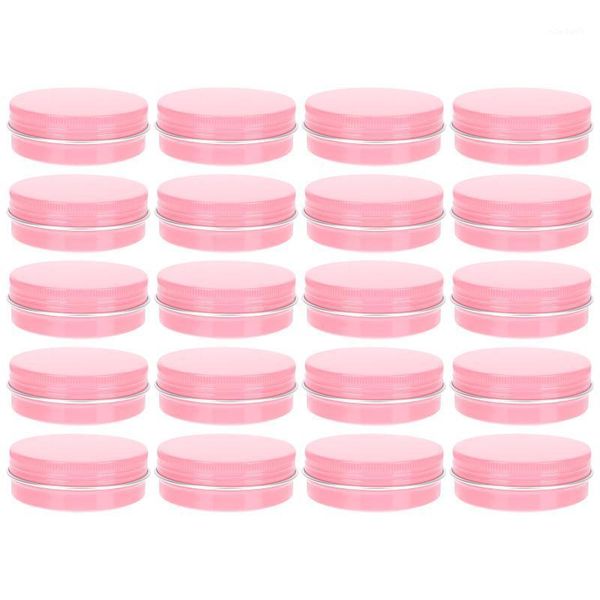 

storage bottles & jars 20pcs hair wax nail ornament boxes aluminum sealed