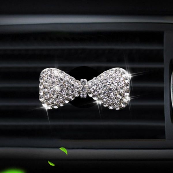 

car air freshener creative clip bow conditioning outlet perfume interior decoration