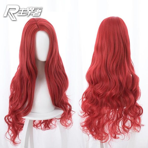 

other event & party supplies red side split long curly hair cos wig halloween holiday role playing anime accessories