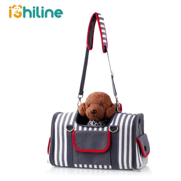

dog car seat covers comfortable pet bag canvas cat outdoor handbag shoulder portable travel backpack striped fashion carrier