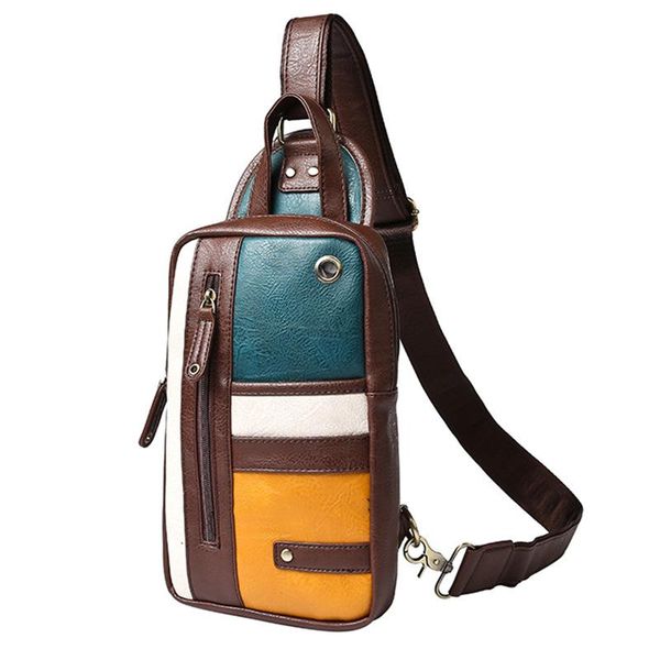

waist bags trend men's chest bag leisure one shoulder oblique satchel back tide