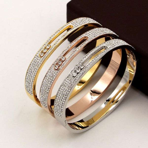 

link, chain black round tag bangles roman numerals bracelet for women classic brand jewelry stainless steel rose gold bracelets