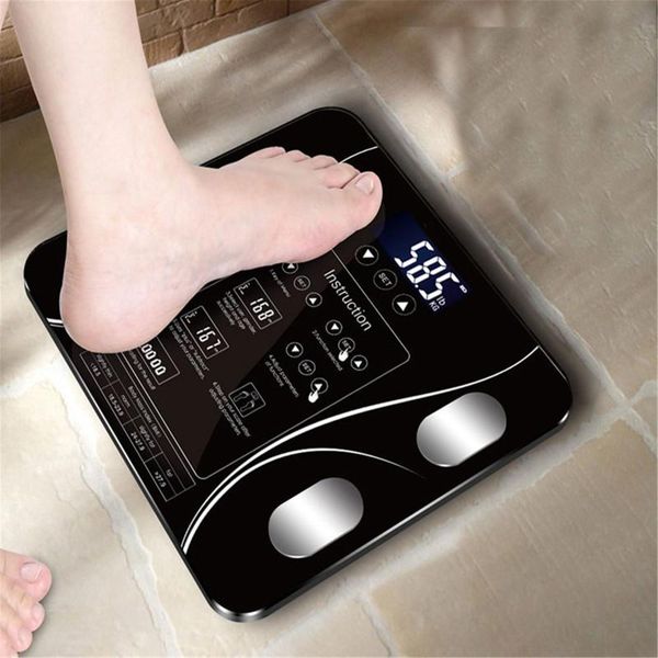 

smart scales electronic weighing scale usb charging sakura household fat led digital english function screen home