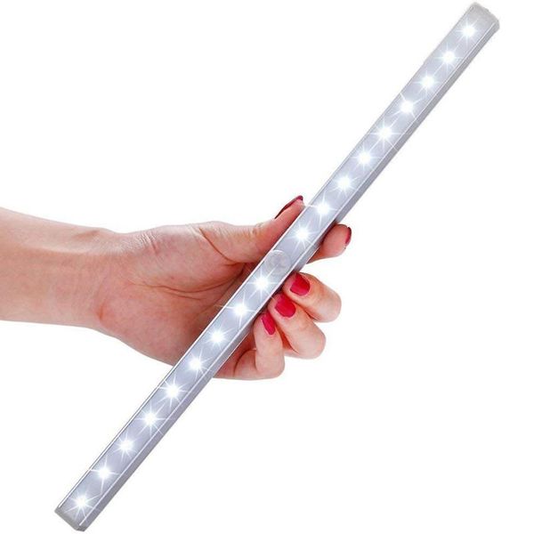 

cabinet light 33cm 20 leds closet lights battery operated motion sensor led under bar for kitchen bedroom wardrobe