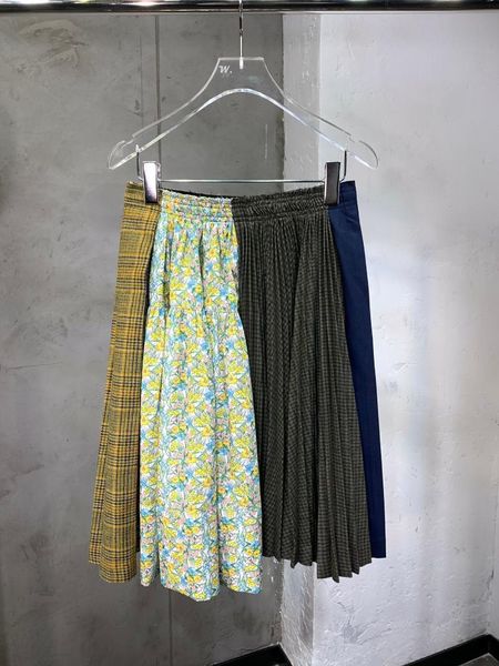 

skirts ladies 2021 fashion color block skirt 1010, Black