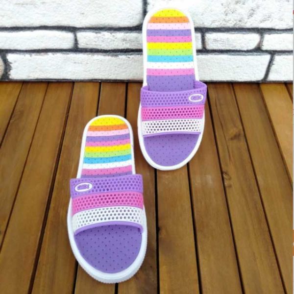 

slippers women slide sandals summer lilac beach bathroom pool ladies heels shoes flip-flops non-slip twha, Black