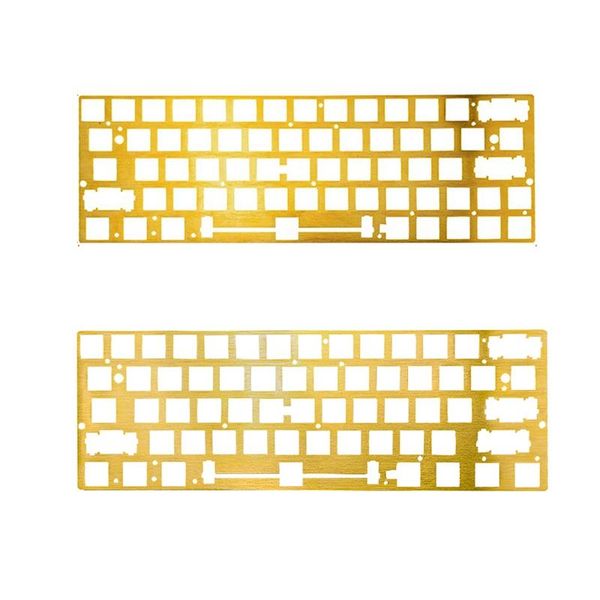 

mechanical keyboard cnc brass drawing concurrence positioning plate support ansi 60% diy keyboards