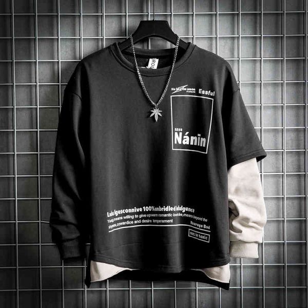 

hoodie autumn men shredded men's sweatpants sporty quality hip hop streetwear male pullover hoodies, Black