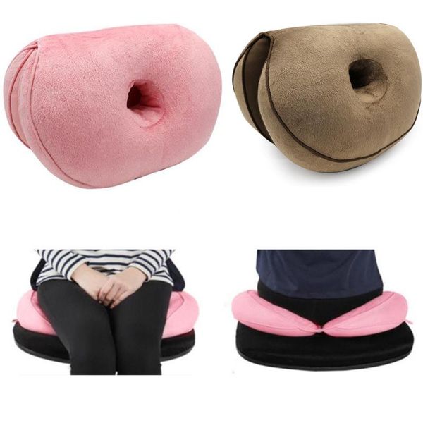 

cushion/decorative pillow plush multifunction comfort seat cushion memory foam hip lift set home office chair back fashion