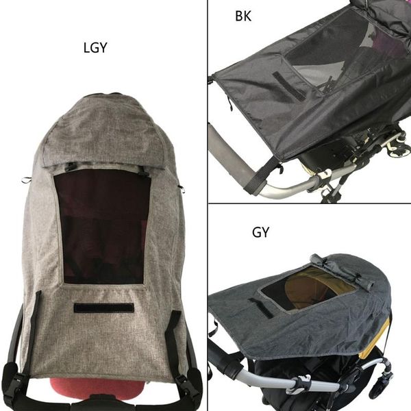 

stroller parts & accessories sun shade universal pram sunshade windproof waterproof uv protection cover for pushchair buggy carrycot