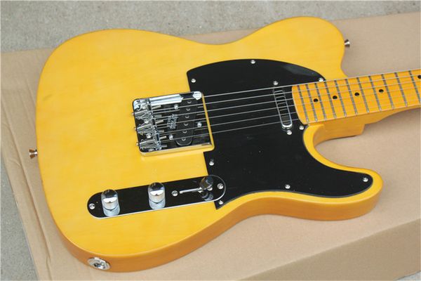 

glossy yellow electric guitar guitars guitarra