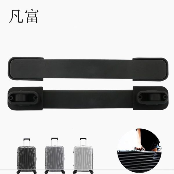 

bag parts & accessories luggage handle grip used for spare fixed bracket pull belt fashion carrying replacement, Black