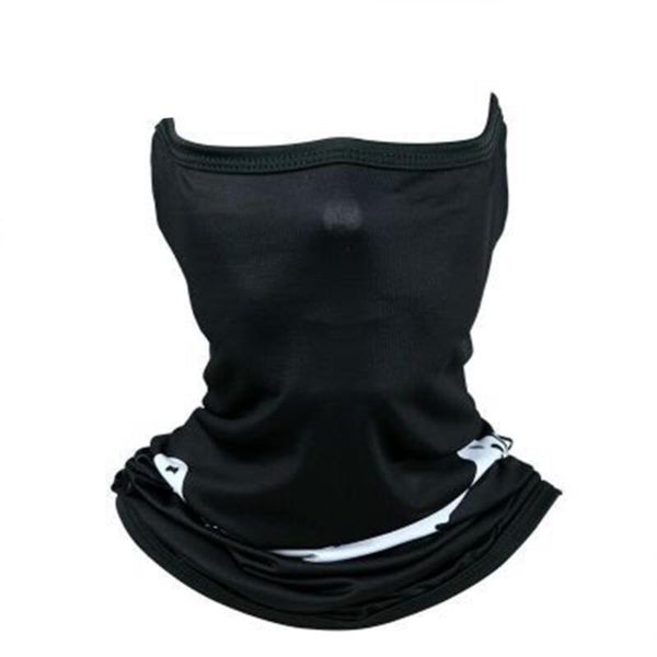 

cycling caps & masks 1pc outdoor head scarf sun block headband fashion neck protector gaiter breathable sports face guard mask (random, Black