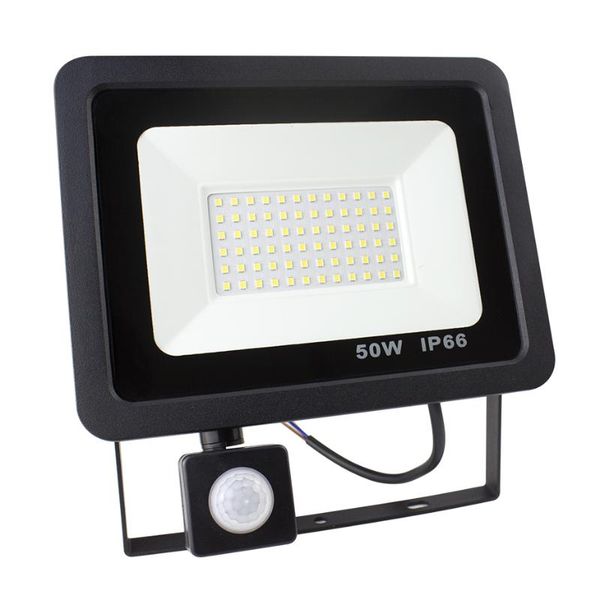 

20w 10w led flood light with motion sensor waterproof 220v floodlight projector lamp outdoor spotlight for garden street floodlights