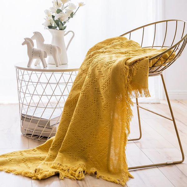 

blankets cotton lightweight blanket solid color nap office casual summer modern throw couverture de lit household products 6001