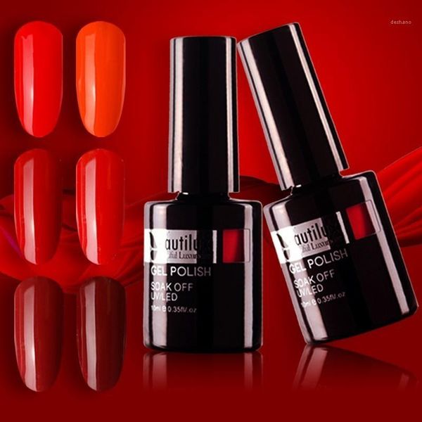 

wine cherry burgundy red color nail gel polish soak off uv led nails art gels lacquer 10ml1, Red;pink