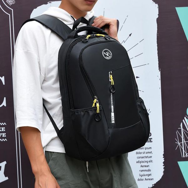 

backpack men boys bagpack fashion male women girls school back pack waterproof travel lapbags college 15.6 inch notebook bag