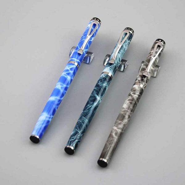 

male female fountain pen pens business gift boyfriend present husband luxury caneta with 5pcs ink sac 013