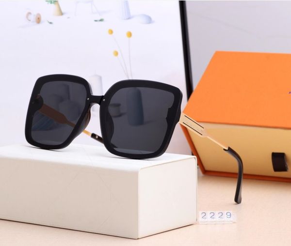 

2021 brand design sunglasses women men designer good quality fashion metal oversized vintage female male uv400., White;black