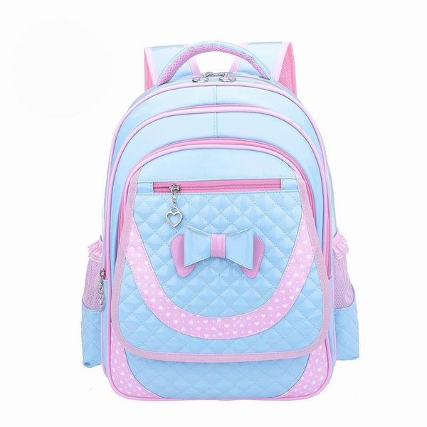 

lovely primary school backpacks kids children bags for girls pu leather waterproof backpack grades 1-3-6