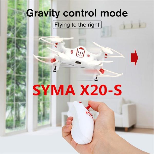 

original syma x20-s remote control aircraft mini hand version fixed height four axis uav children's toys birthday gift drones