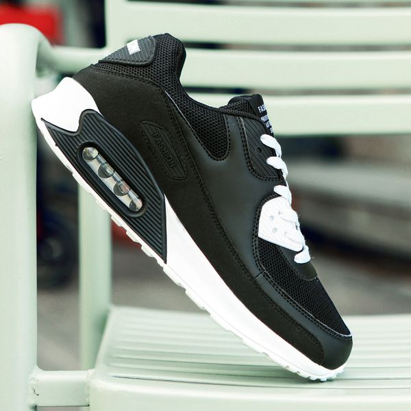 

2021 summer new mens casual shoes air cushion sports couple fashion running shoes laces lightweight and wear-resistant 658