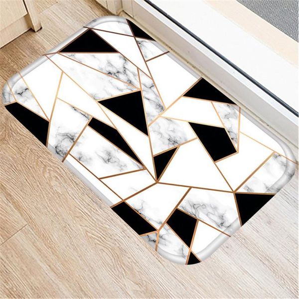 

sea geometric kitchen entrance door mat coral velvet carpet rubber colorful indoor floor mats non-anti-slip rug carpets